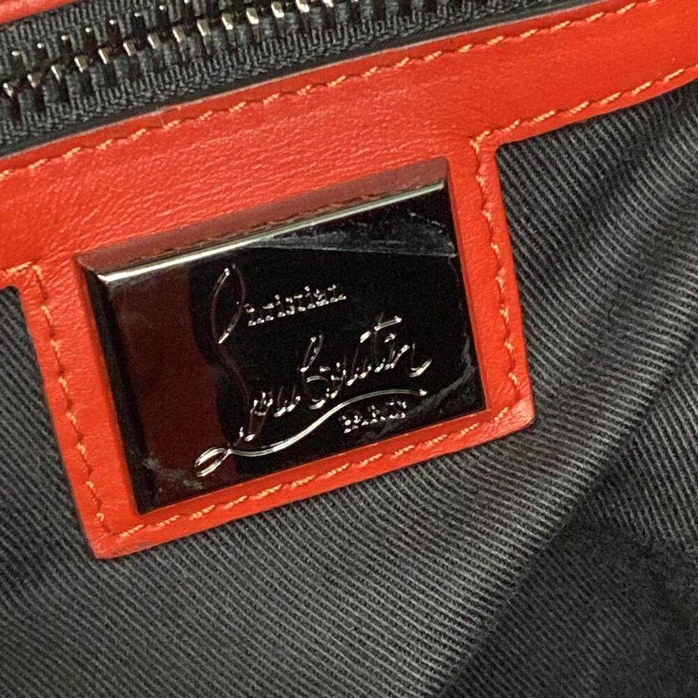 Christian Louboutin Explorer Funk Backpack Backpack Black Red Leather Rubber - Picture 8 of 15